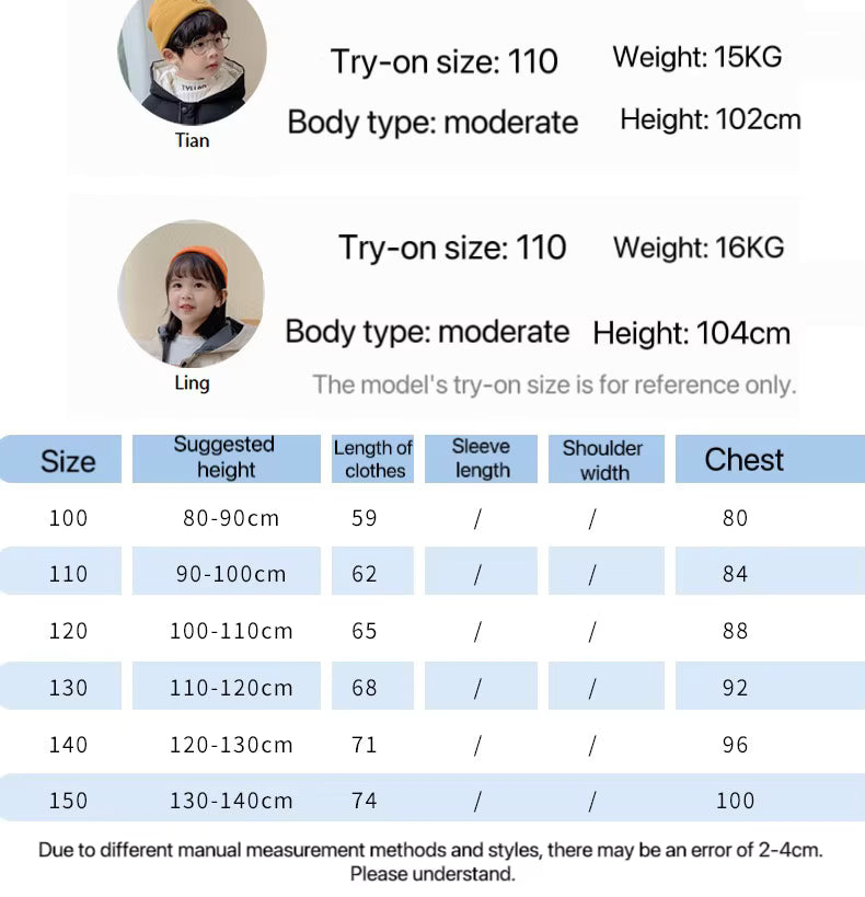 Boys/Girls Winter Coats