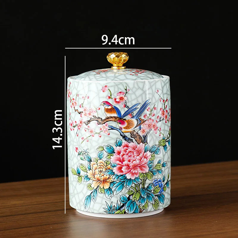 Ceramic Decorative Canister