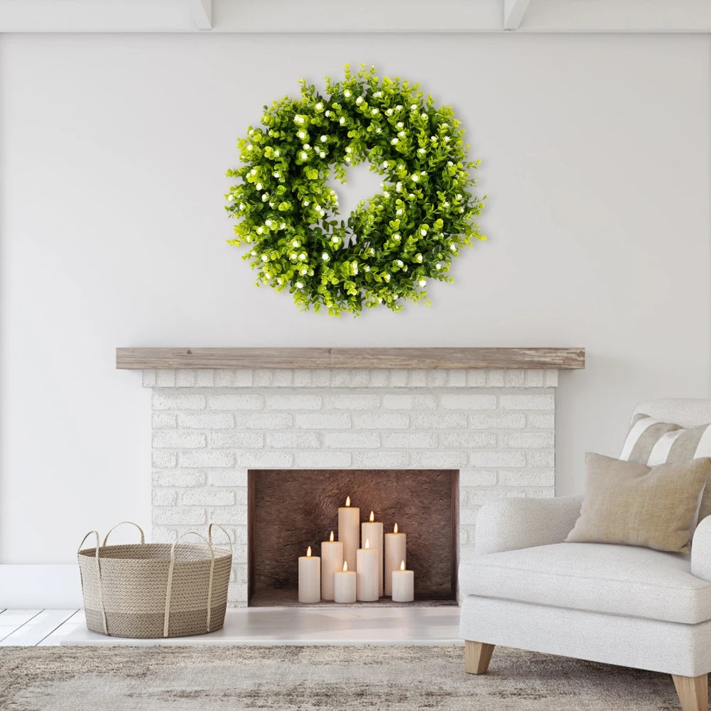 Artificial Colorful Spring Wreath