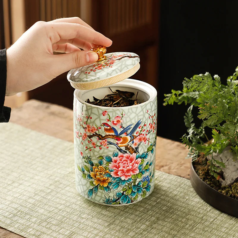 Ceramic Decorative Canister
