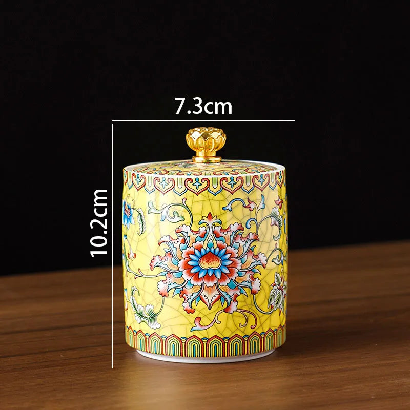 Ceramic Decorative Canister