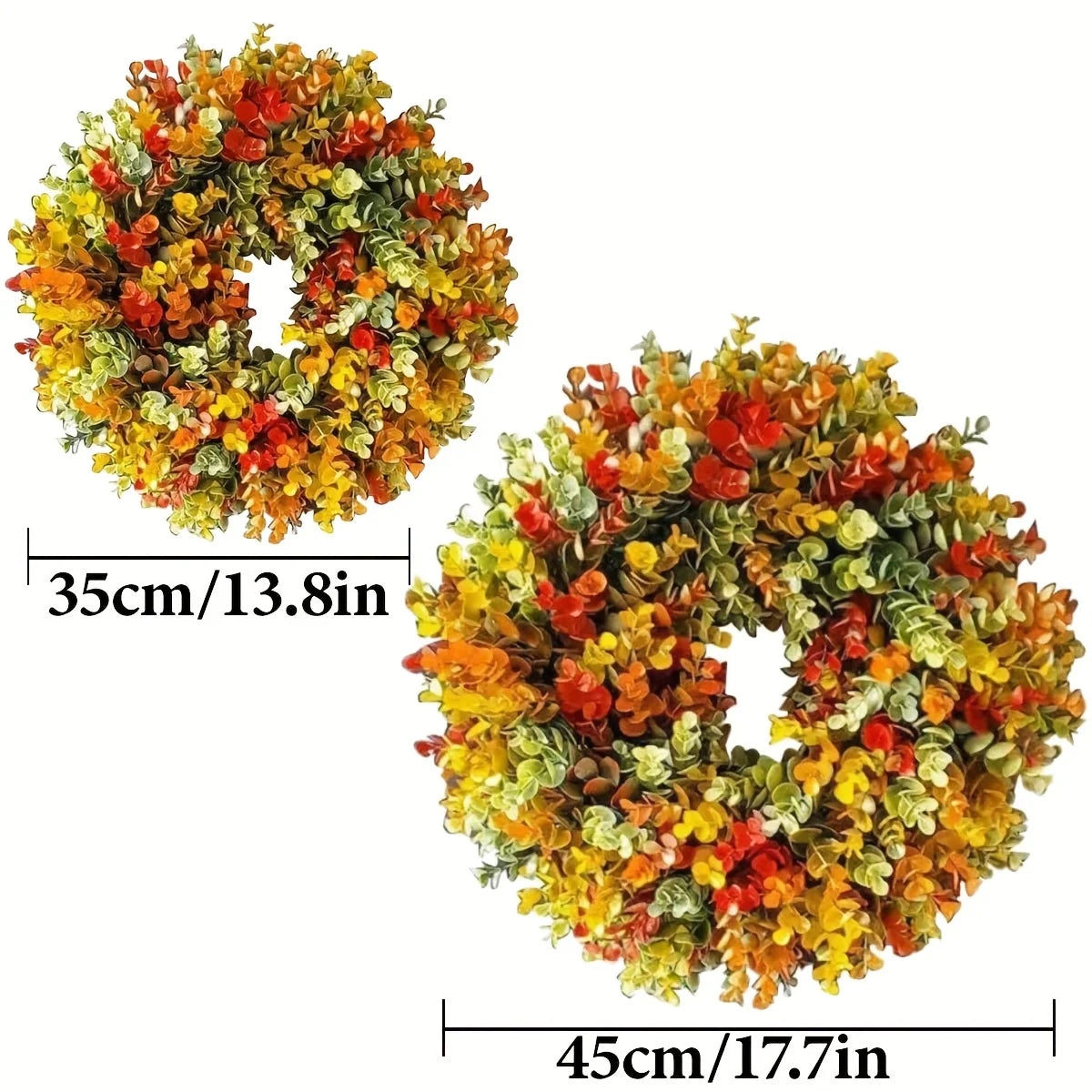 Autumn Elegant Artificial Wreath