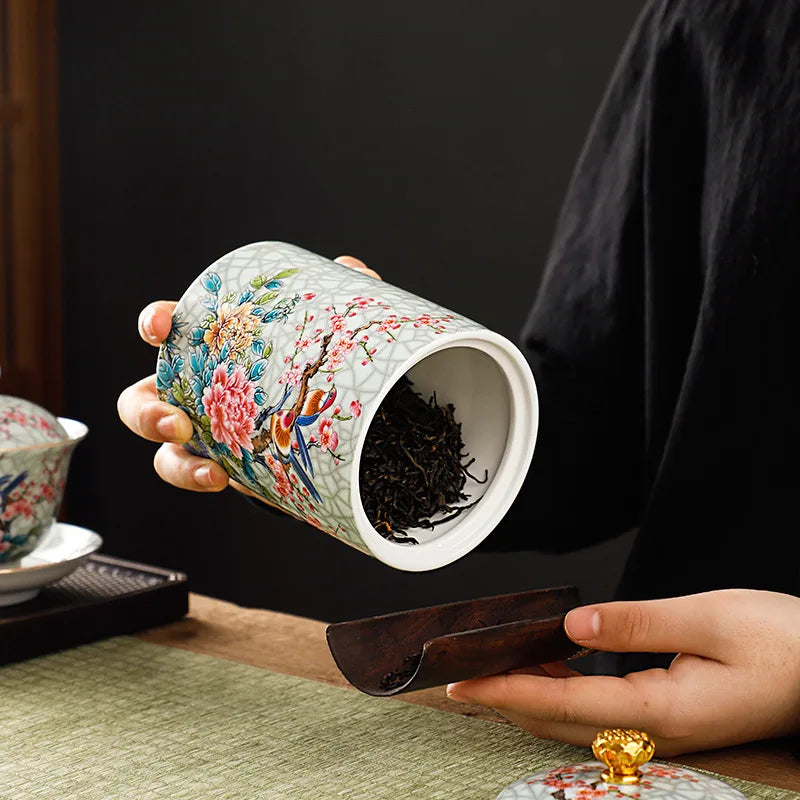 Ceramic Decorative Canister
