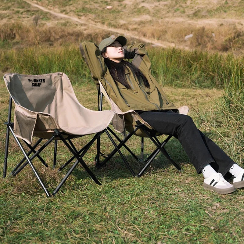 Outdoor Folding Moon Chairs