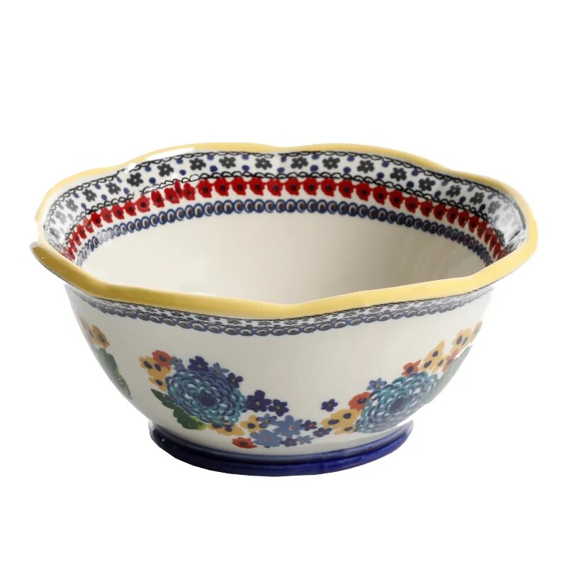 Dazzling Dahlias 12-Piece Dinnerware Set