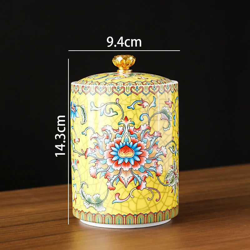 Ceramic Decorative Canister