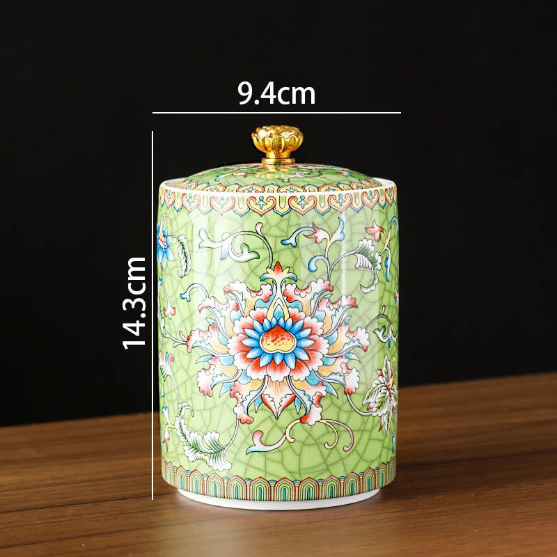 Ceramic Decorative Canister