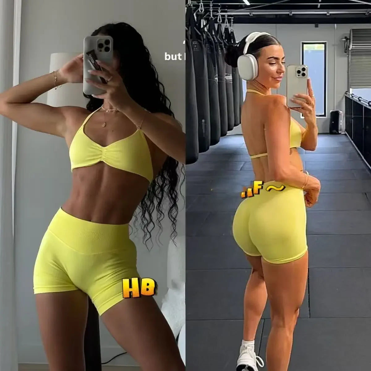 Women's High Waist Workout Sets