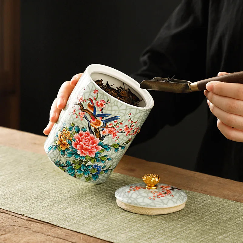 Ceramic Decorative Canister