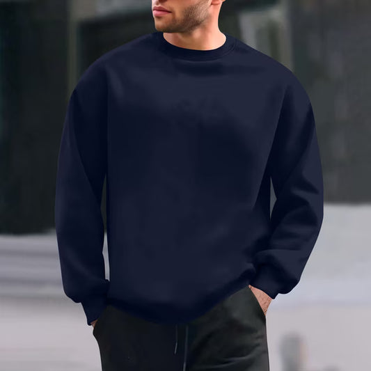 Men's Casual Solid Color Sweatshirt