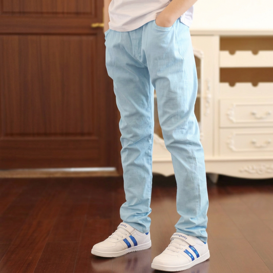 Boys Casual Solid Trousers