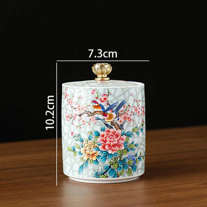 Ceramic Decorative Canister