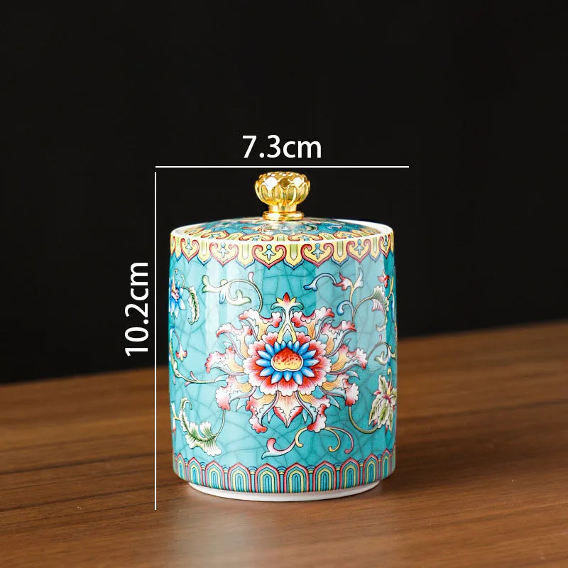 Ceramic Decorative Canister