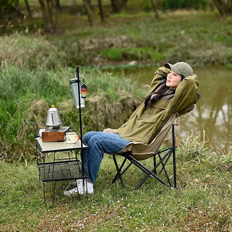 Outdoor Folding Moon Chairs