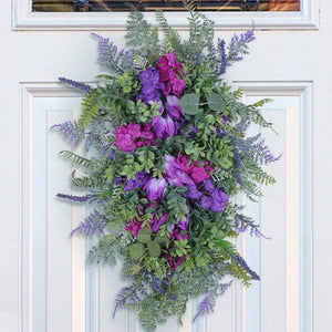 Spring Tulip Door Wreath