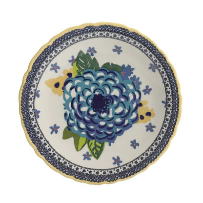 Dazzling Dahlias 12-Piece Dinnerware Set