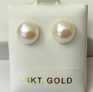 Gorgeous Sea White Pearl Earrings