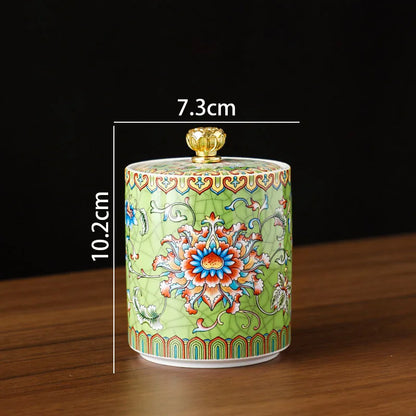 Ceramic Decorative Canister