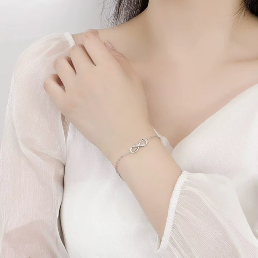 Couple Infinity Charm Bracelets