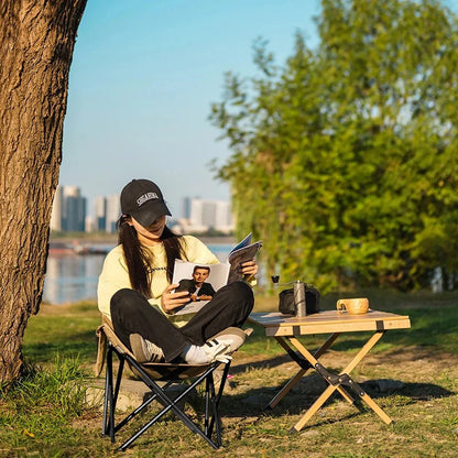 Outdoor Folding Moon Chairs