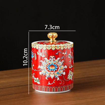 Ceramic Decorative Canister
