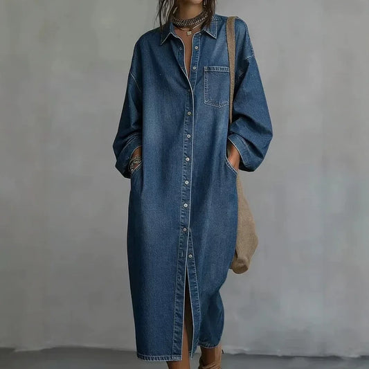Casual Loose Denim Dress