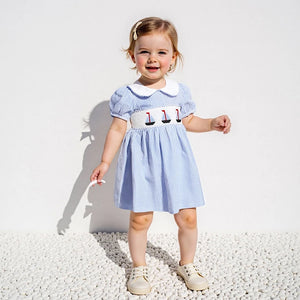 Girl's Summer Striped Dress