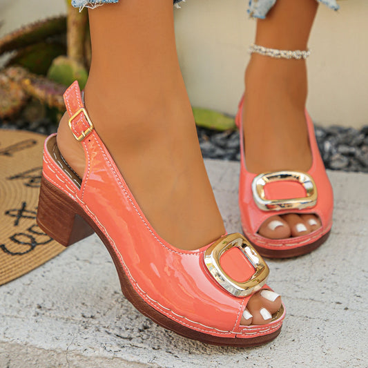 Summer Thick Heel Sandals