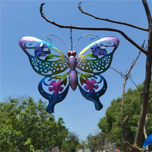 Metal 3D Butterfly Yard Sculpture