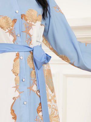 Women's Elegant Dress With Belt