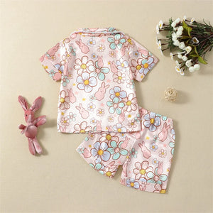 Girls Easter Pajamas Set