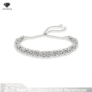 New Sterling Silver Chain Bracelet