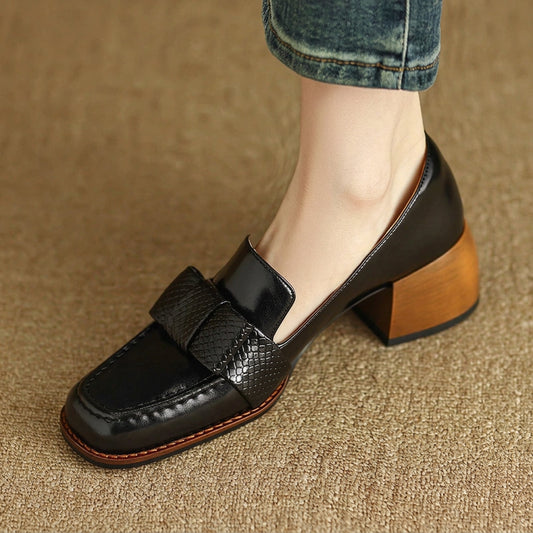 Women's New Fashion Thick Heels Shoes