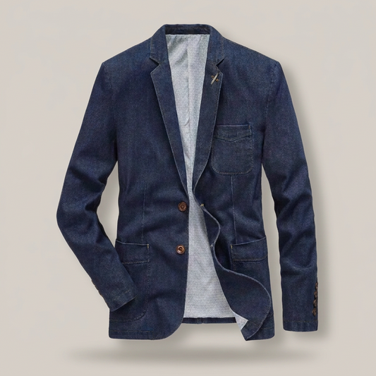 Men's New Fashion Denim Blazers