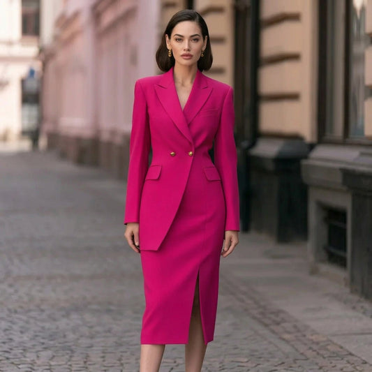 Women's Double Breasted Blazer Dress