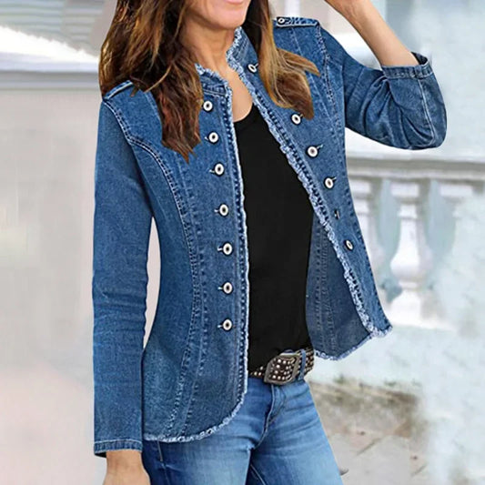 Women's Vintage American Style Denim Jacket