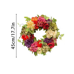 Artificial Peony Spring Wreath