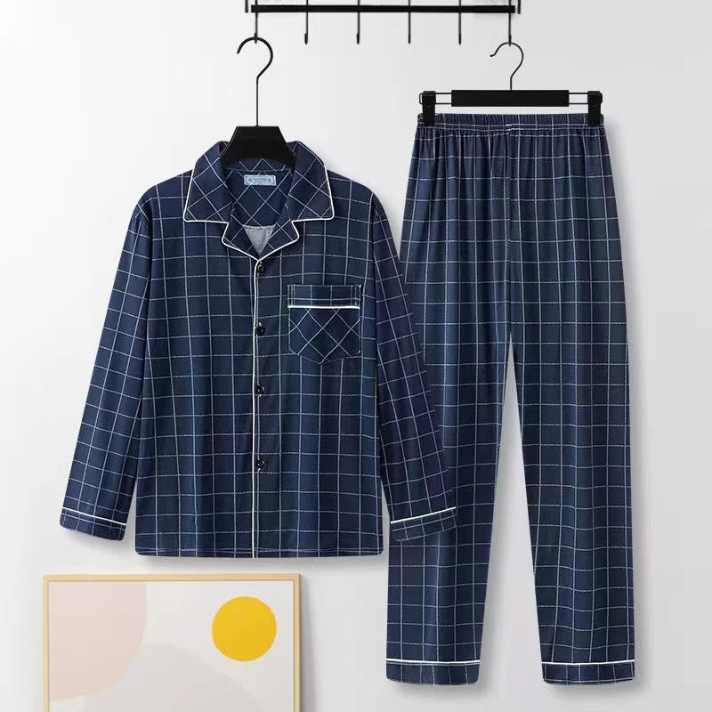 Men's Striped Pajamas Set