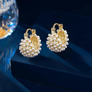 Luxury Pearls Plated Posts