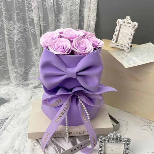 Large Bow Creative Rose Bouquet