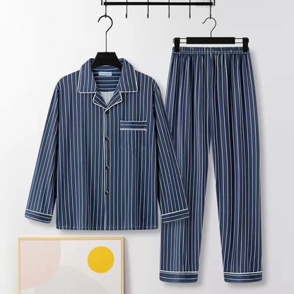 Men's Striped Pajamas Set