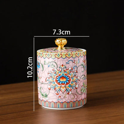 Ceramic Decorative Canister