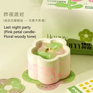 New Petal Shaped Aromatherapy Soy Wax Candle