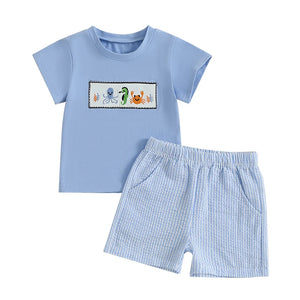 Open image in slideshow, Boys Cute Summer Outfit
