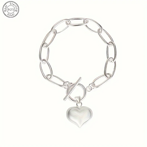 Open image in slideshow, Sterling Silver Fashion Bracelet
