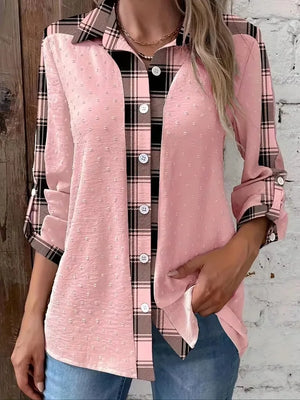 Open image in slideshow, Women&#39;s Plus Size Casual Blouse
