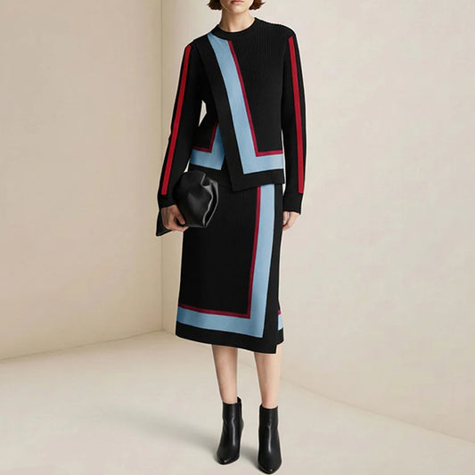 Women's Knit Skirt Outfit