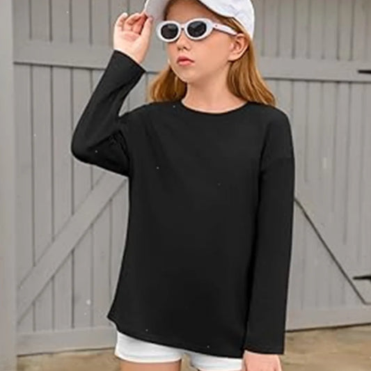 Girls/Boys Casual Solid Shirts