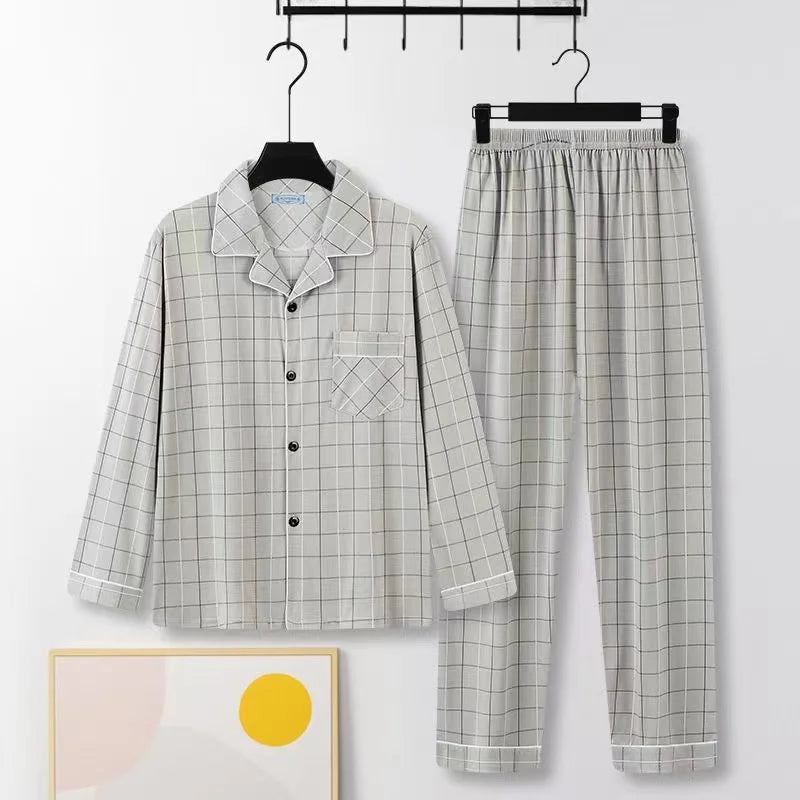 Men's Striped Pajamas Set