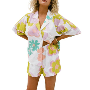 Open image in slideshow, Women&#39;s Fashion Shorts Set
